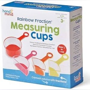 Hand2mind | Kids Fraction Measuring Cups Fractions